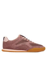 Calvin Klein Sneakersy Low Pro Runner Refl Mesh Sue HW0HW03100 Brązowy. Kolor: brązowy. Materiał: skóra, zamsz #1