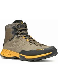 TECNICA - Buty turystyczne męskie Tecnica Forge Hike Mid GTX. Wysokość cholewki: za kostkę. Kolor: brązowy. Materiał: materiał, syntetyk. Szerokość cholewki: normalna. Sport: turystyka piesza #1