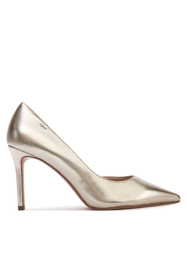 Szpilki Tamaris. Kolor: złoty. Obcas: na szpilce