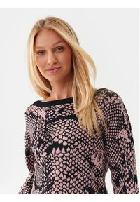 Liu Jo Sport Sweter TF3059 MS75L Kolorowy Relaxed Fit. Materiał: wiskoza. Wzór: kolorowy. Styl: sportowy #2