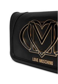 Love Moschino - LOVE MOSCHINO Torebka JC4010PP1NLG0000 Czarny. Kolor: czarny. Materiał: skórzane