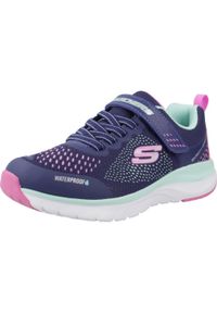 skechers - Buty do chodzenia dla dzieci Skechers Ultra Groove-hydro M. Kolor: niebieski. Materiał: syntetyk, materiał. Szerokość cholewki: normalna. Sport: turystyka piesza