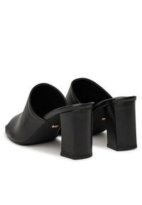 DeeZee Klapki FBN-020-7 Czarny. Kolor: czarny. Materiał: skóra