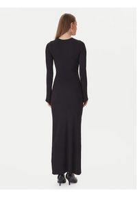BARDOT - Bardot Sukienka dzianinowa 59801DB Czarny Slim Fit. Kolor: czarny. Materiał: syntetyk