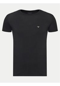 Emporio Armani Underwear T-Shirt EM000375 AF10771 UC001 Czarny Slim Fit. Kolor: czarny. Materiał: bawełna