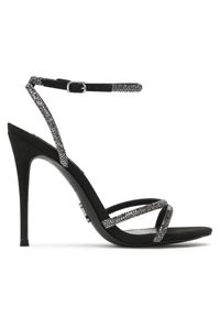 Steve Madden Sandały Bryanna Sandal SM11002613 SM11002613-001 Czarny. Kolor: czarny. Materiał: materiał #1