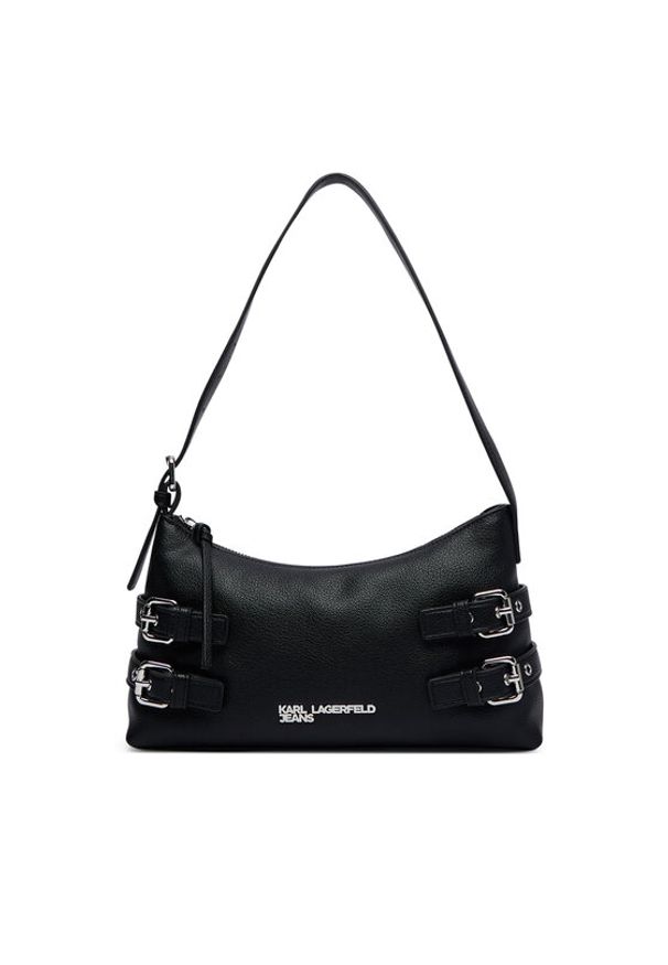 Karl Lagerfeld Jeans Torebka B2W30265 Czarny. Kolor: czarny. Materiał: skórzane