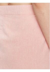 Moss Copenhagen Spódnica mini 17503 Różowy Basic Fit. Kolor: różowy. Materiał: len