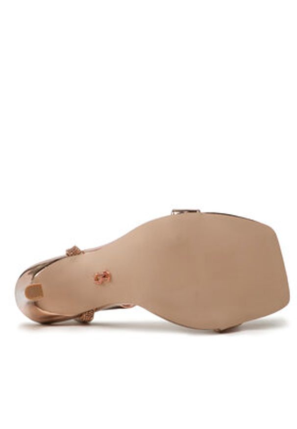 Steve Madden Sandały Unleash SM11002333-686 Złoty. Kolor: złoty. Materiał: syntetyk