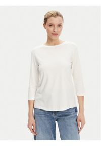 Weekend Max Mara Bluzka Multia 2525946031 Biały Regular Fit. Kolor: biały. Materiał: bawełna