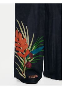 Desigual Spodnie palazzo 25SWMW02 Czarny Wide Leg. Kolor: czarny. Materiał: wiskoza #4