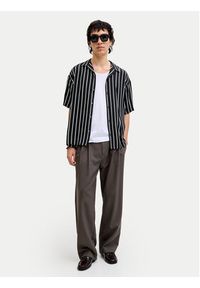 Jack & Jones Koszula Jeff 12288853 Czarny Relaxed Fit. Kolor: czarny. Materiał: wiskoza #4