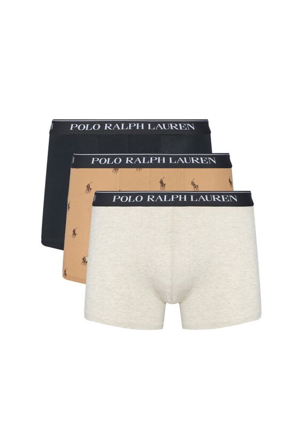 Polo Ralph Lauren Komplet 3 par bokserek 714830299171 Kolorowy. Materiał: bawełna. Wzór: kolorowy
