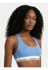 Calvin Klein Underwear Biustonosz top LV00QF8493 Błękitny. Kolor: niebieski. Materiał: bawełna #1