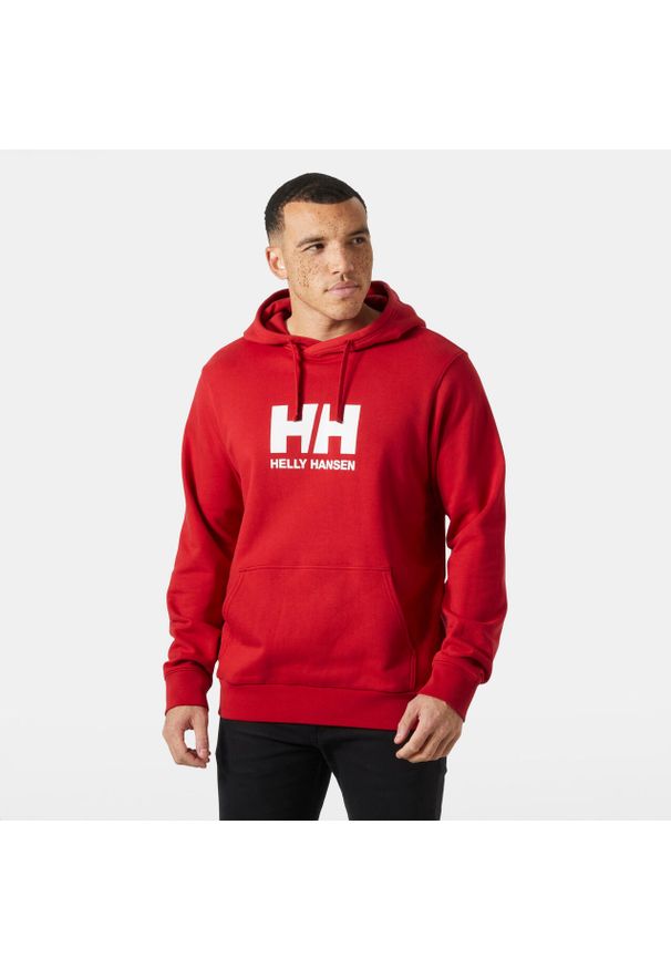 Bluza z kapturem Helly Hansen Logo. Typ kołnierza: kaptur. Kolor: czerwony