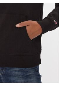 Tommy Jeans Bluza Essential Logo 2+ DW0DW16406 Czarny Boxy Fit. Kolor: czarny. Materiał: syntetyk #3