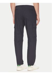 BOSS Spodnie materiałowe 50536882 Granatowy Regular Fit. Kolor: niebieski. Materiał: bawełna