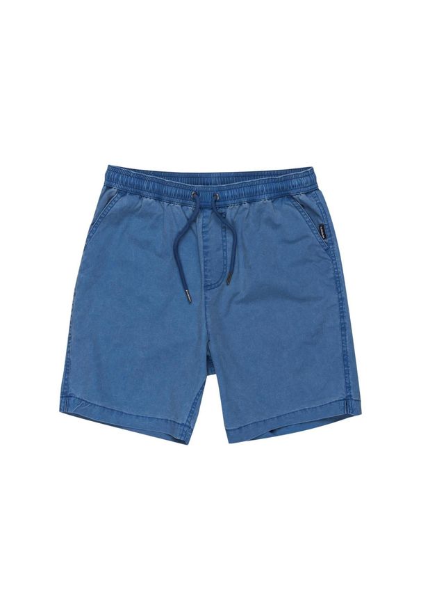 Quiksilver - Spodenki z elastyczną talią dla Chłopcy TAXER YOUTH 15". Kolor: zielony, niebieski, wielokolorowy. Materiał: bawełna, elastan, materiał. Długość: krótkie. Sezon: lato