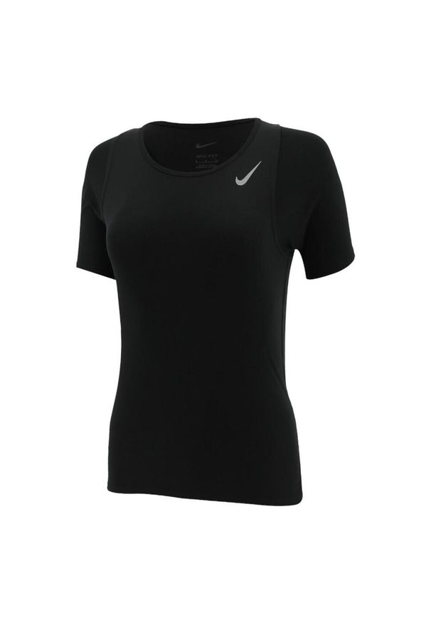 Nike DRI FIT RAC T SHIRT W Noir. Kolor: czarny. Technologia: Dri-Fit (Nike). Sport: bieganie