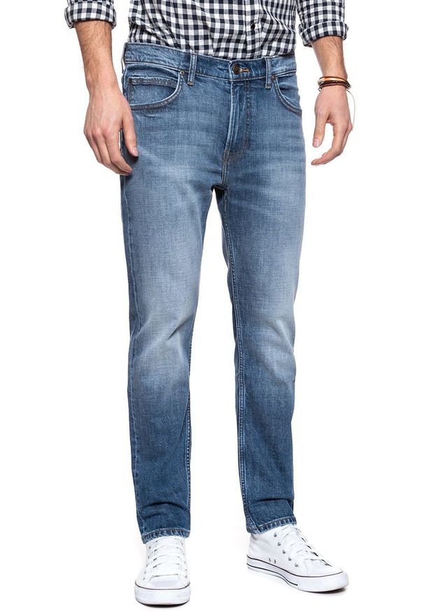 Lee - MĘSKIE SPODNIE JEANSOWE LEE RIDER CROPPED MID BOLD KANSAS L75GPLMK 112120905