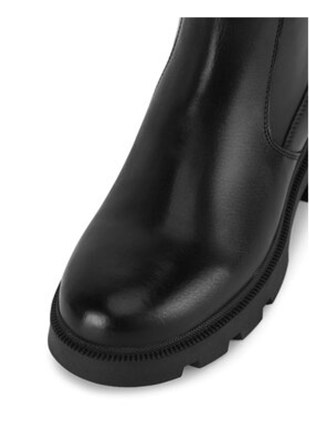 Lasocki Botki ARC-DOMINA-04 Czarny. Kolor: czarny. Materiał: skóra