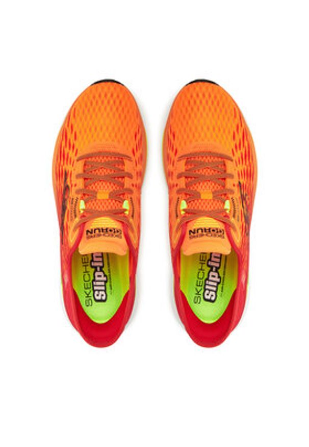 skechers - Skechers Buty do biegania Slip-Ins: Max Cushioning Propulsion - Vitality 220510/ORMT Pomarańczowy. Kolor: pomarańczowy. Materiał: materiał