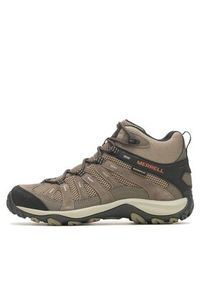 Merrell Trekkingi Alverstone 2 Mid Wp J036925 Brązowy. Kolor: brązowy. Materiał: zamsz, skóra. Sport: turystyka piesza