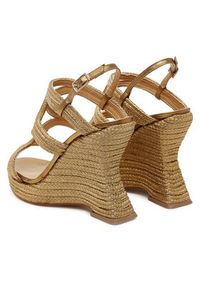 Castañer Espadryle Jera/266 025562 Złoty. Kolor: złoty. Materiał: materiał #3