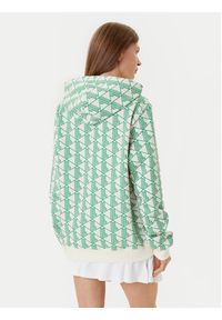 Lacoste Bluza SH2855 Zielony Classic Fit. Kolor: zielony. Materiał: bawełna