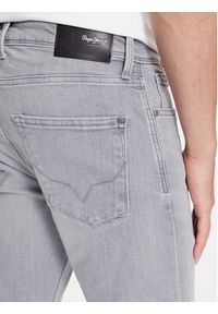 Pepe Jeans Jeansy PM207387 Szary Skinny Fit. Kolor: szary