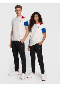 Le Coq Sportif T-Shirt Unisex Bat 2210554 Biały Regular Fit. Kolor: biały. Materiał: bawełna