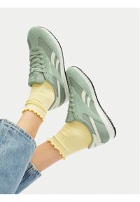 Reebok Sneakersy FIORI AR30309WKCU Zielony. Kolor: zielony. Materiał: zamsz, skóra