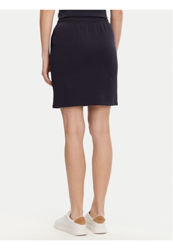 GANT - Gant Spódnica dresowa 4200274 Granatowy Regular Fit. Kolor: niebieski. Materiał: bawełna