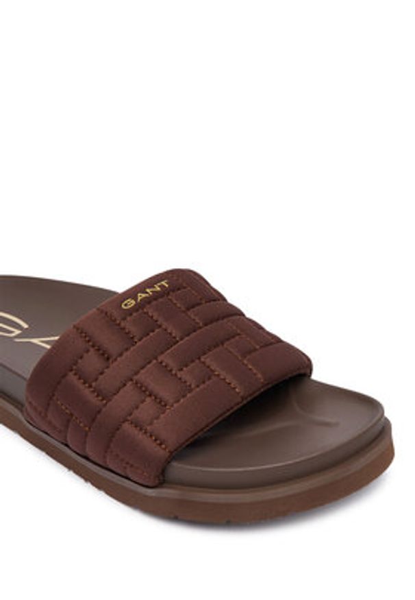 GANT - Gant Klapki 32507312 Brązowy. Kolor: brązowy. Materiał: materiał
