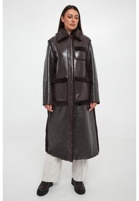 Płaszcz damski skórzany dwustronny DIEGO M. Materiał: skóra #4