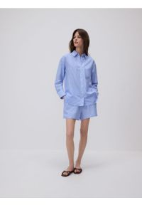 Reserved - Szorty z lnem - wielobarwny. Materiał: len