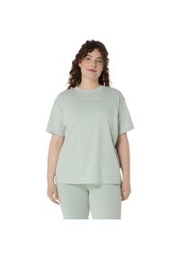 Koszulka damska Asics Logo. Kolor: zielony. Sport: fitness #1
