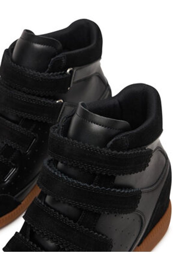 Steve Madden Sneakersy Mustang 11004987 Czarny. Kolor: czarny. Materiał: zamsz, skóra