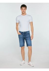 Big-Star - Szorty męskie jeansowe niebieskie Aden 449. Kolor: niebieski. Materiał: jeans. Sezon: lato. Styl: klasyczny #6