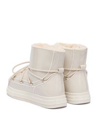 DeeZee Śniegowce DZN-026 Écru. Materiał: materiał #2