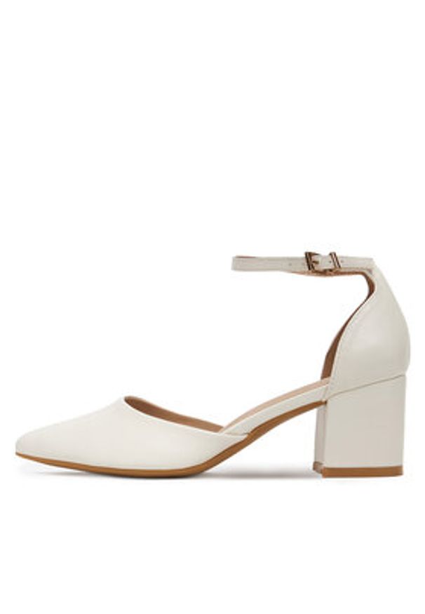 Jenny - JENNY Czółenka CEO-ANGEL WS210702-10 Biały. Kolor: biały. Materiał: materiał