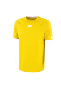 Koszulka piłkarska dla dzieci LOTTO JR DELTA PLUS. Kolor: żółty. Sport: piłka nożna #1