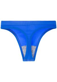 Intica - Stringi niewidoczne pod ubraniem z elastycznego materiału Nubia. Kolor: niebieski. Materiał: materiał #1