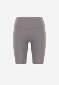 Renee - Ciemnoszare Szorty Kolarki High Waist Ellisovia. Okazja: na co dzień. Stan: podwyższony. Kolor: szary. Styl: casual, elegancki #2