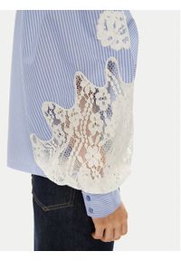 Munthe Koszula Shellcu 244101624423 Niebieski Regular Fit. Kolor: niebieski. Materiał: bawełna, syntetyk #2