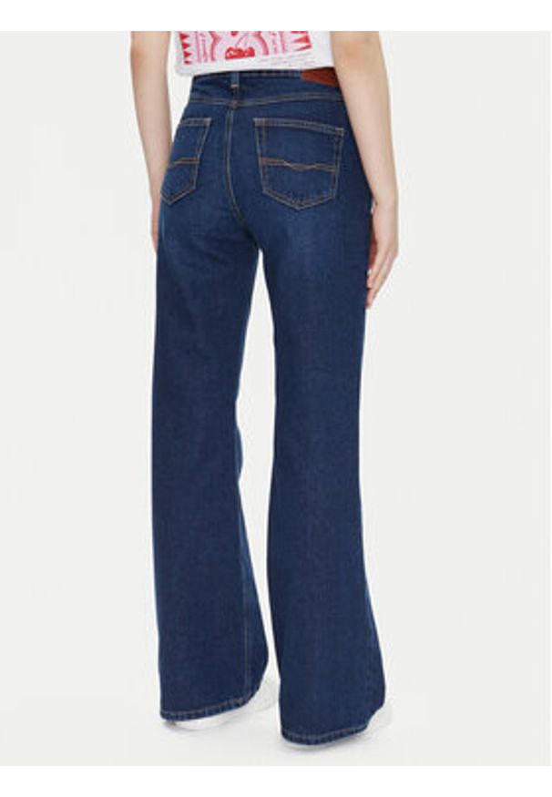 Pepe Jeans Jeansy PL204734 Niebieski Flare Fit. Kolor: niebieski