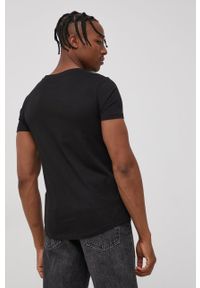 Tom Tailor T-shirt bawełniany kolor czarny z nadrukiem. Okazja: na co dzień. Kolor: czarny. Materiał: bawełna. Wzór: nadruk. Styl: casual #2
