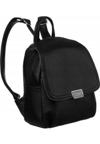 Peterson Klasyczny plecak damski ze skóry ekologicznej z klapką - Peterson NoSize. Materiał: skóra ekologiczna. Styl: klasyczny #1