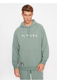 Puma Bluza Puma X Ripndip 622197 Zielony Relaxed Fit. Kolor: zielony. Materiał: bawełna