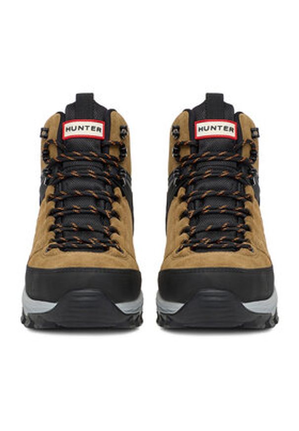 Hunter Trekkingi CEO-H8-352 Brązowy. Kolor: brązowy. Materiał: zamsz, skóra. Sport: turystyka piesza